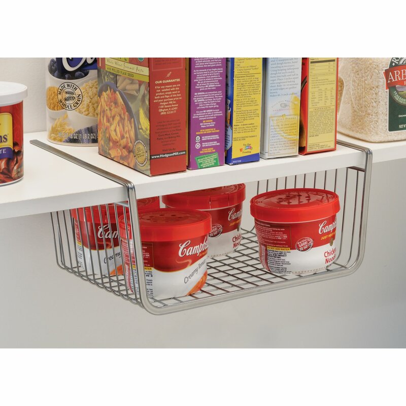 Rebrilliant Eisenman Kitchen Pantry Under Shelf Basket & Reviews Wayfair